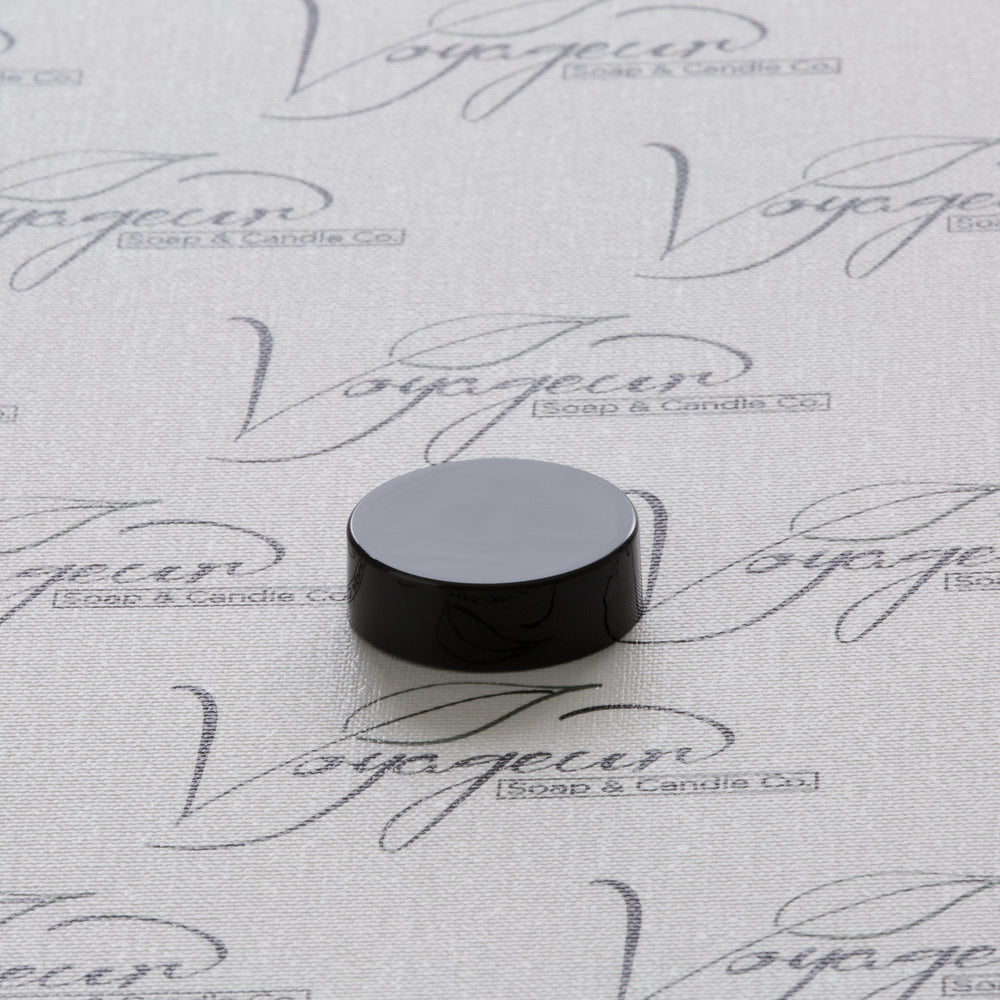 33-400 Black Flat Gloss Smooth Cap