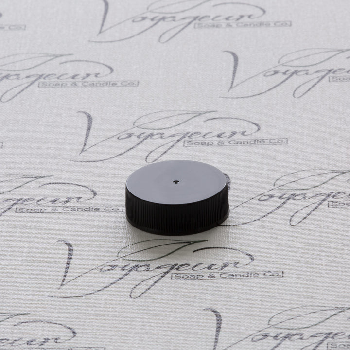 33-400 Black Ribbed Screw Cap