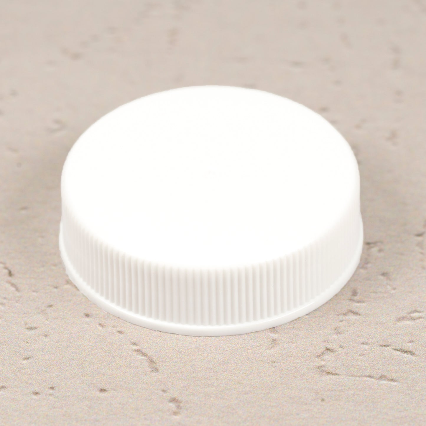38-400 White Ribbed Screw Cap with F217 Liner