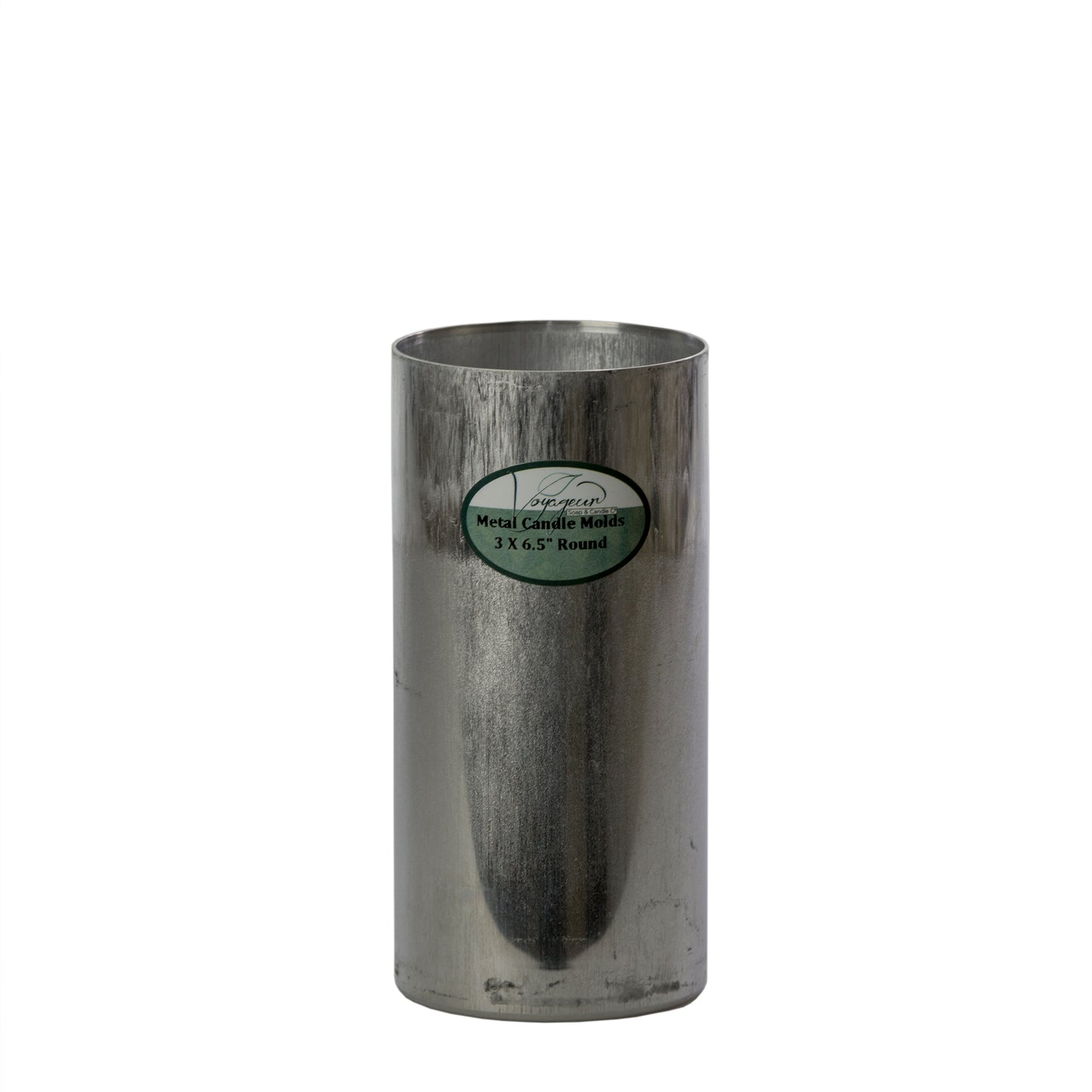 Round Metal Candle Mold 3" x 6.5"