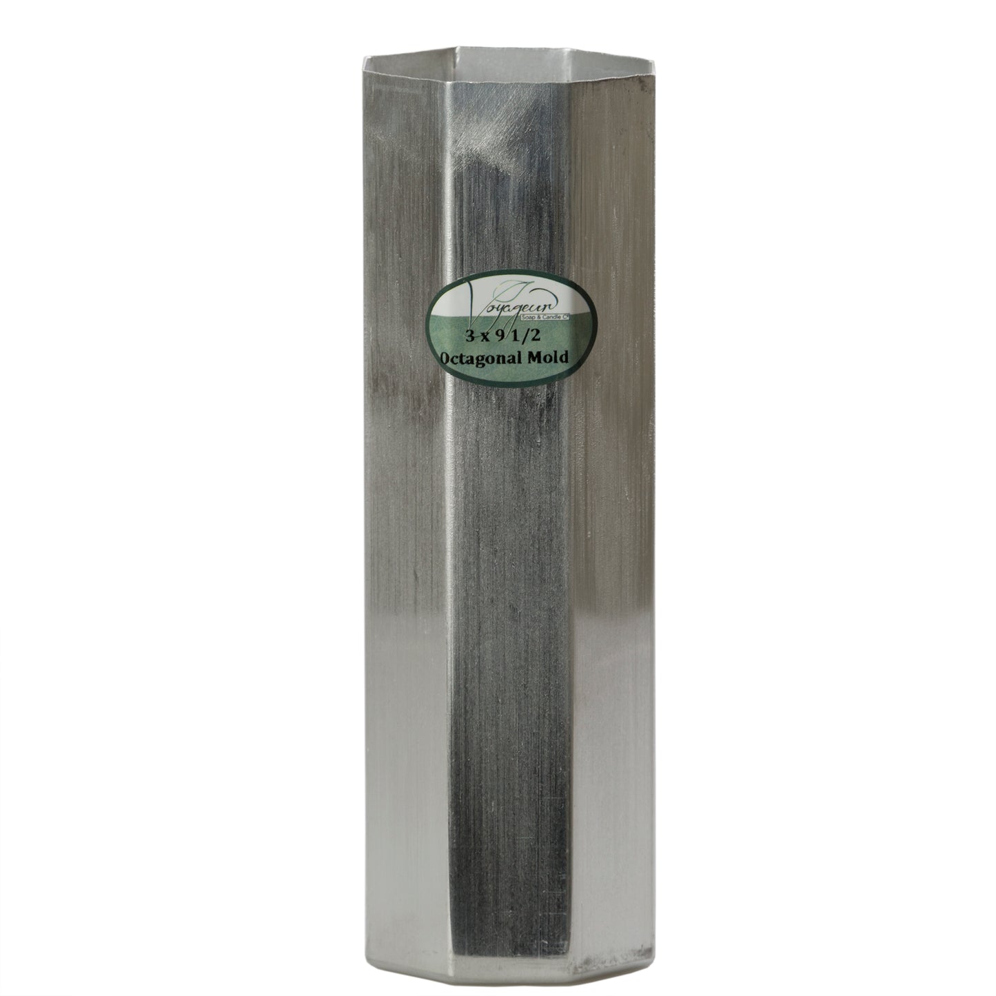 Octagon Metal Candle Mold 3" x 9.5"