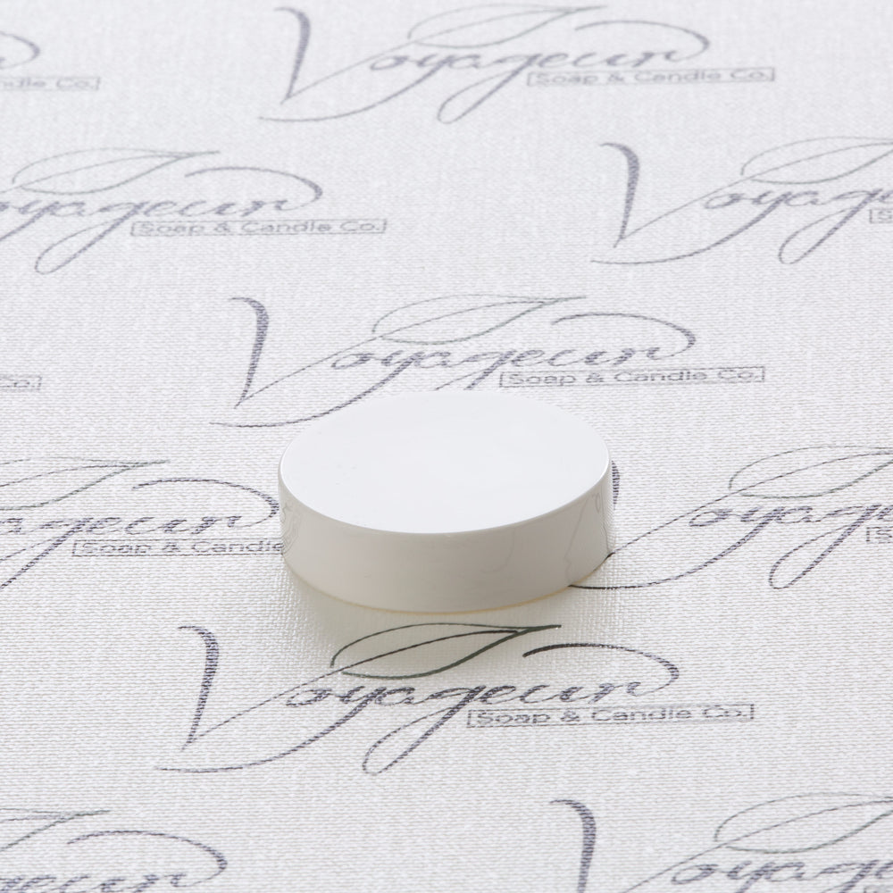43-400 White Flat Gloss Smooth Cap