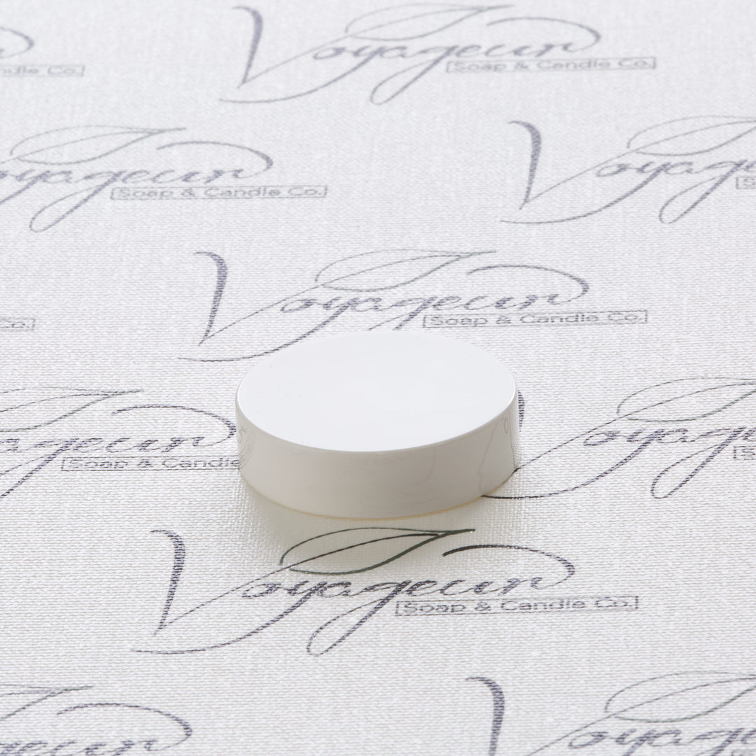 43-400 White Flat Gloss Smooth Cap