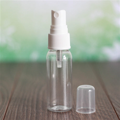 1 oz Clear Bullet with Mister - White