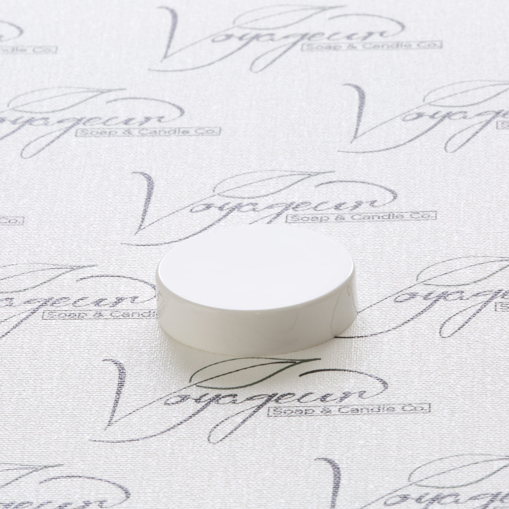 45-400 White Flat Gloss Smooth Cap