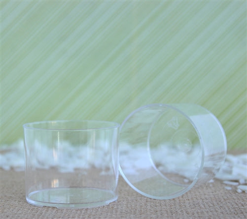 Spa Clear Plastic Tea Light Cups