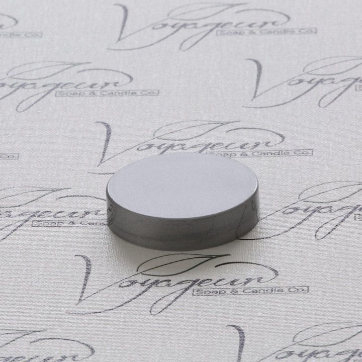 48-400 Silver Flat Gloss Smooth Cap