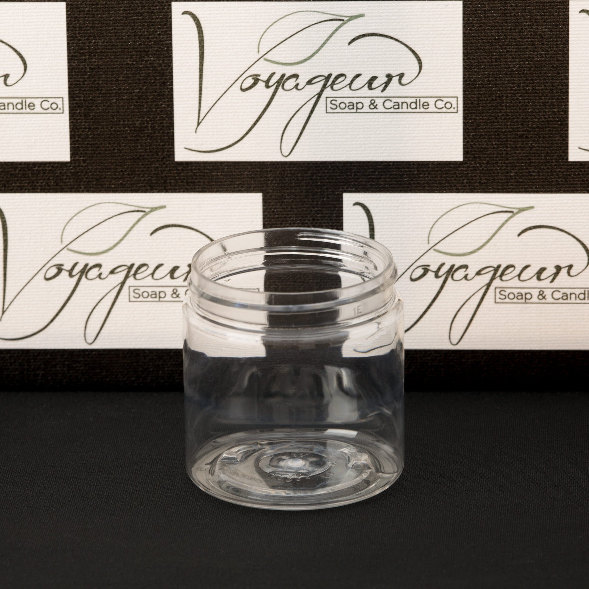 4 oz Clear Straight Sided Jar with No Closure