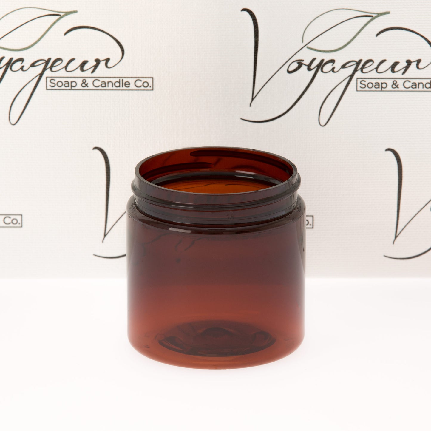 4 oz Amber Straight Sided Jar with No Closure