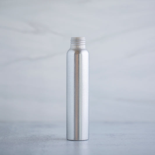 120 ml / 4 oz Aluminum Bottle with 24-410 Neck - No Closure