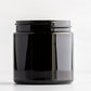 4 oz Black Plastic Jar