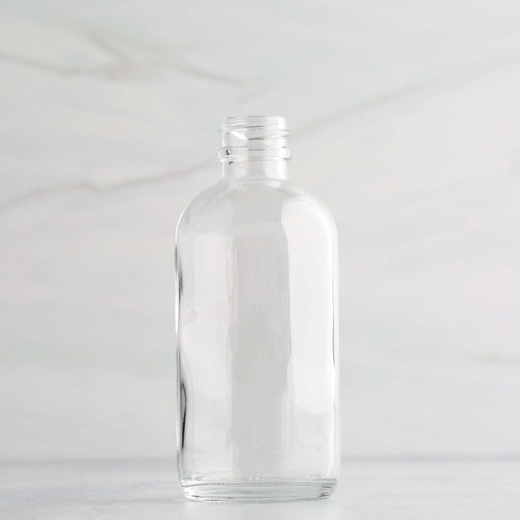 4 oz Clear Glass Bottle with 22-400 Neck