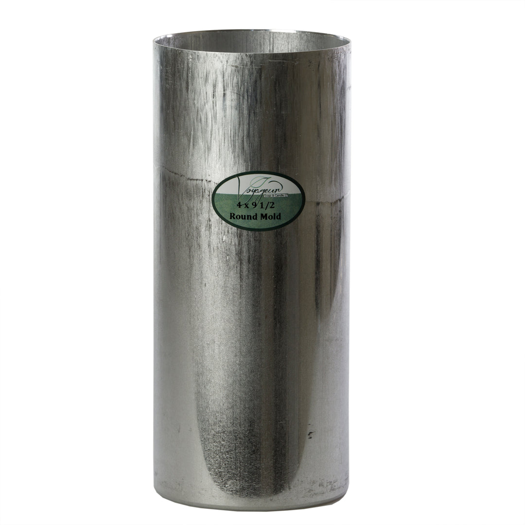 Round Metal Candle Mold 4" x 9.5"
