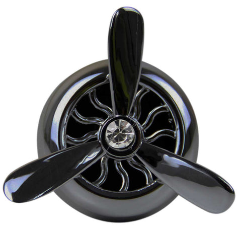Metallic Black Fan Style Car Vent Diffuser