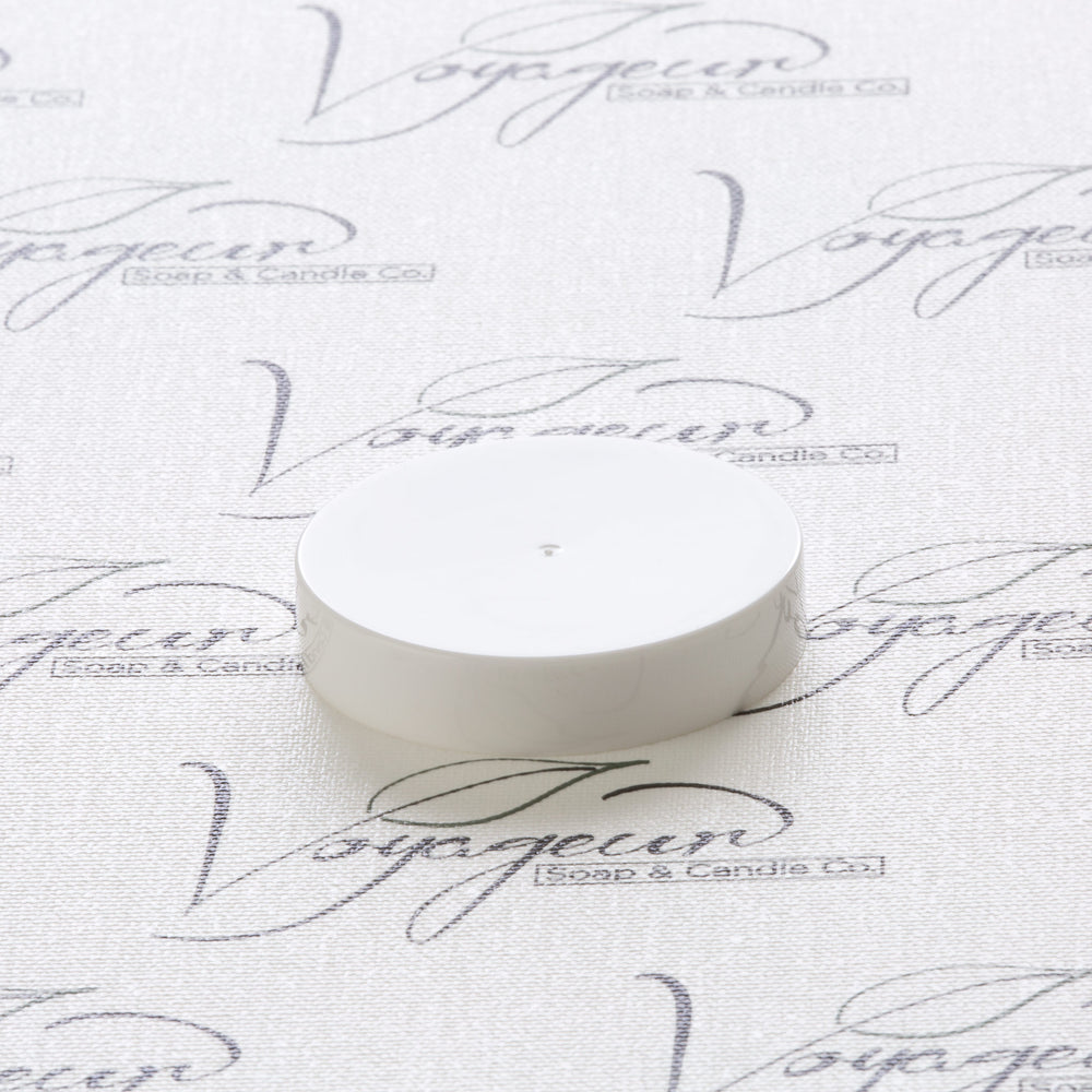 53-400 White Flat Gloss Smooth Cap