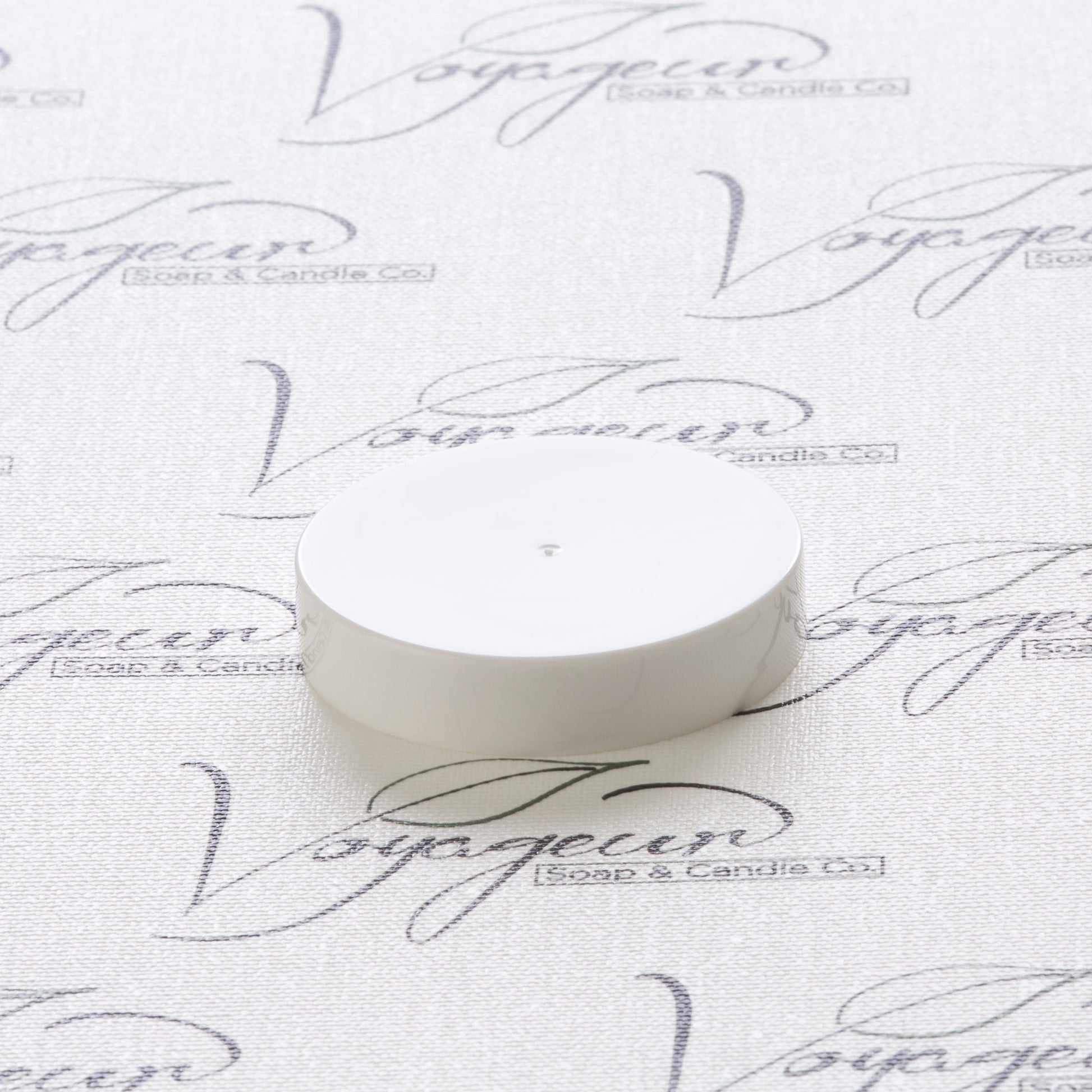 53-400 White Flat Gloss Smooth Cap