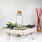 6oz Clear Glass Apothecary Cylinder Bottle with Cork Lid