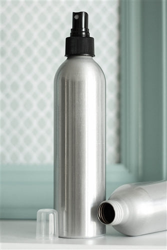 8 oz / 240 ml Aluminum Bottle with Mister - Black