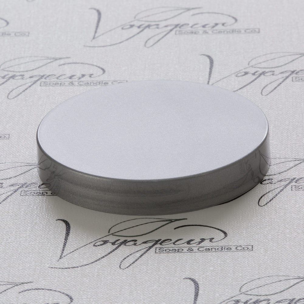 89-400 Silver Flat Gloss Smooth Cap