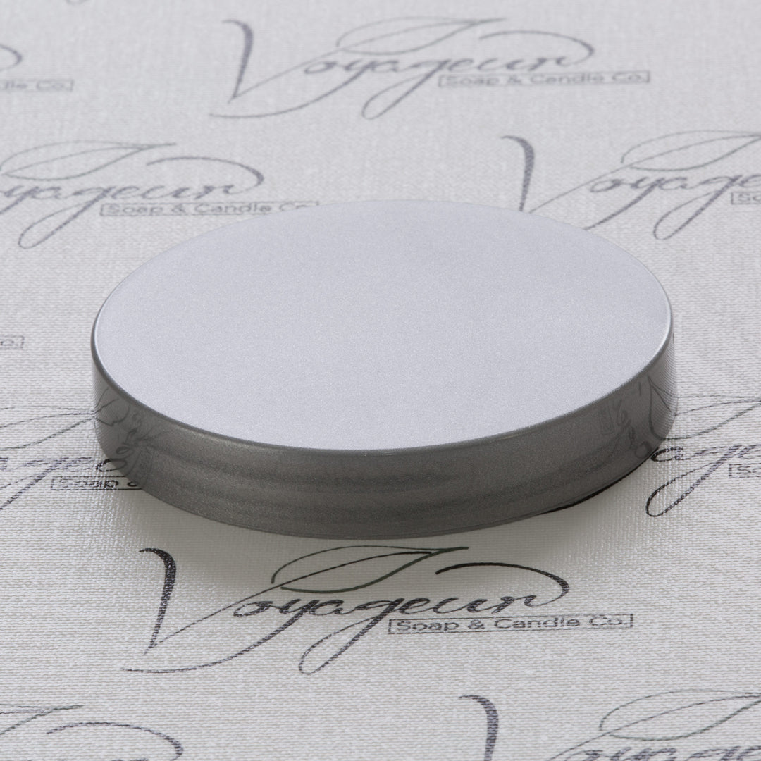 89-400 Silver Flat Gloss Smooth Cap