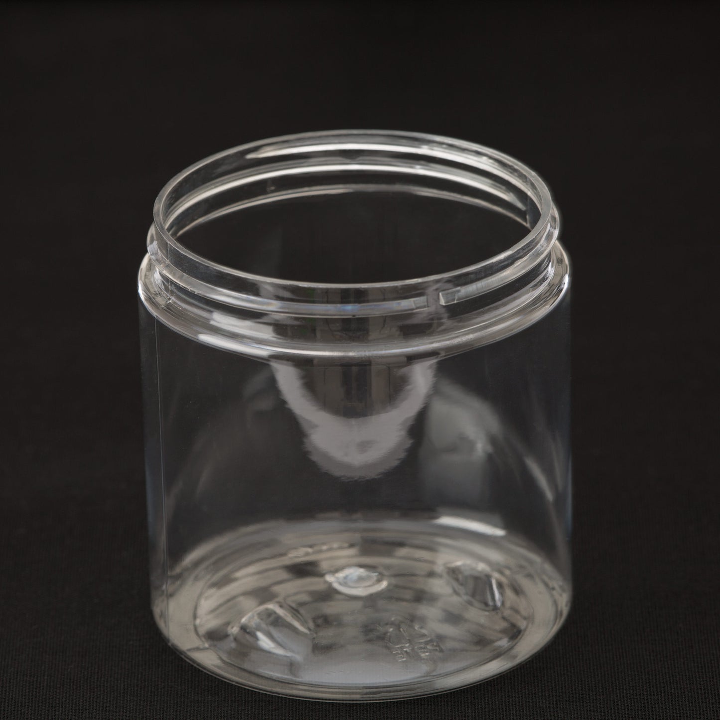 8 oz Clear Straight Sided Jar with No Closure