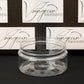 8 oz Clear Shallow Jar with No Closure