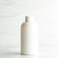 8 oz White PET Boston Round Bottle with 24-410 White Ribbed Cap
