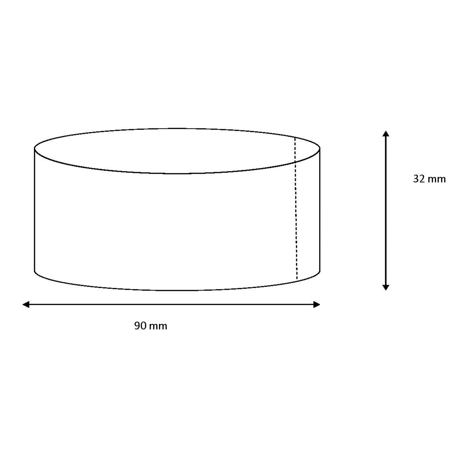 Shrink Bands - 90 x 32 mm