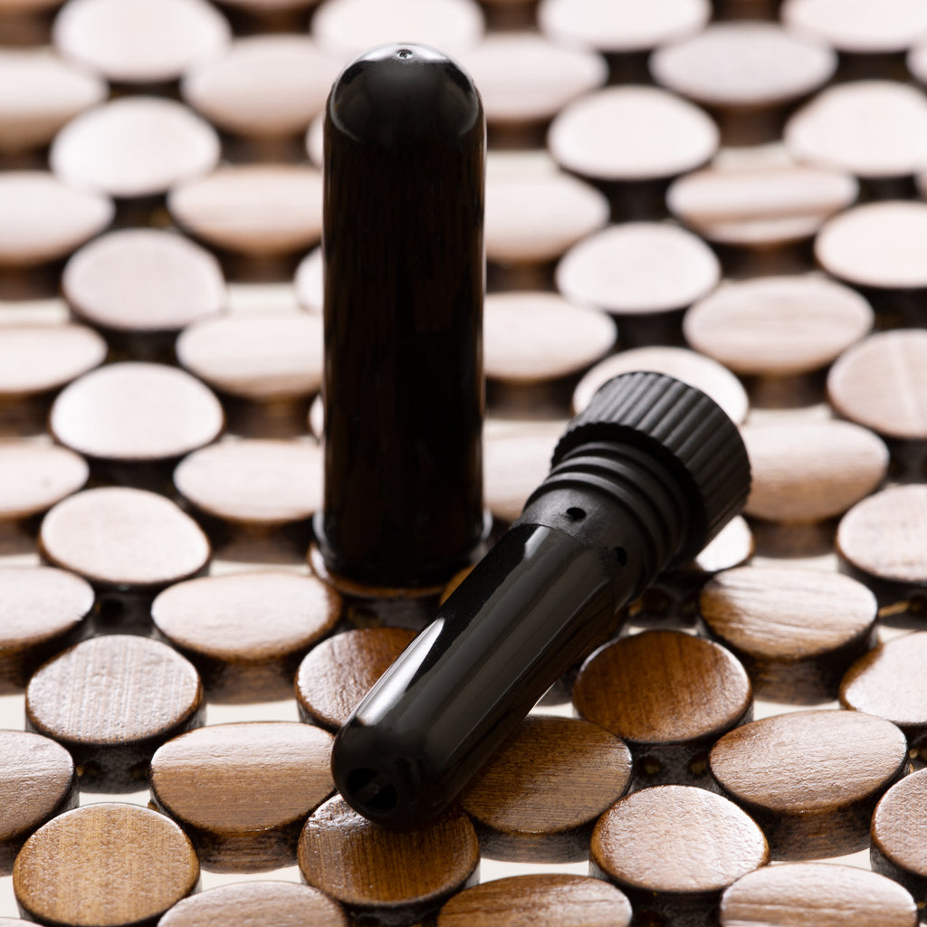 Black Aromatherapy Inhaler - Nasal Inhaler – Voyageur Soap & Candle