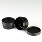 1.7oz (50ml) Black Cosmetic Pot with Lid
