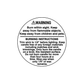 Candle Caution Labels - 1.25" Diameter