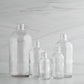 8 oz Clear Glass Bottle with 28-400 White Regular Mist Sprayer
