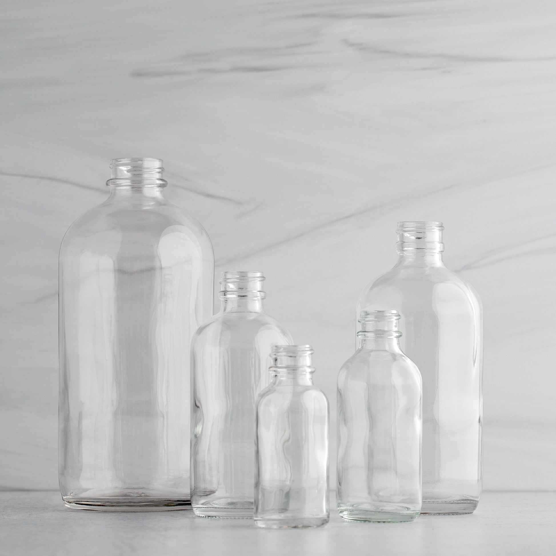 Clear Glass Bottles