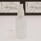 2 oz Frosted Glass Bottle with 20-400 White Fine Mist Sprayer