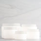 Frosted Straight Sided Plastic Jars