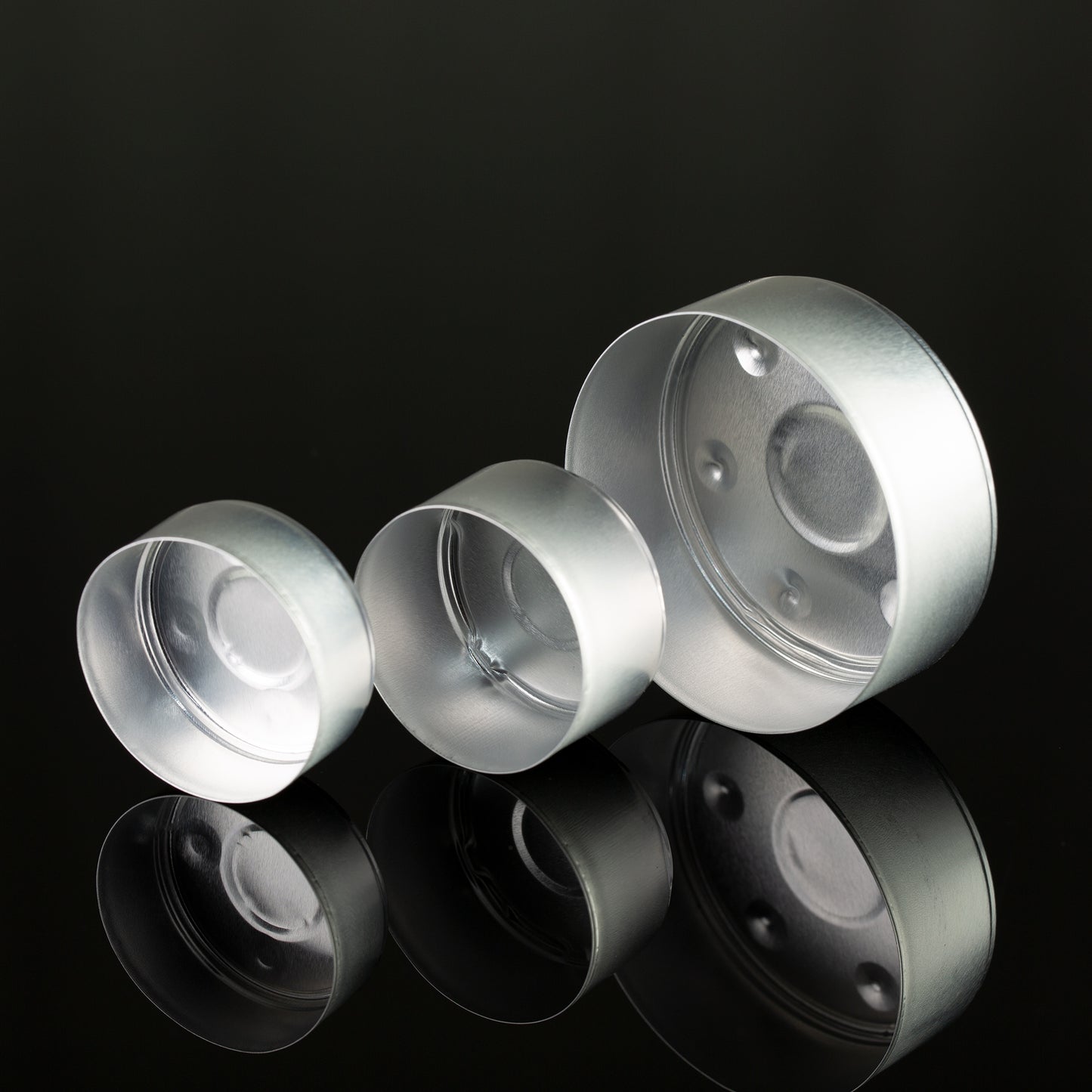 Aluminum Tea Light Cups Maxi - 57mm D x 22mm H