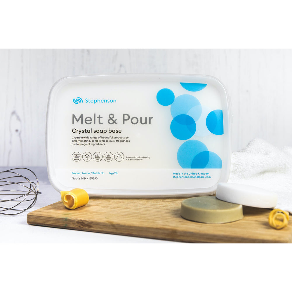 Stephenson Crystal Goat Milk Melt & Pour Soap Base