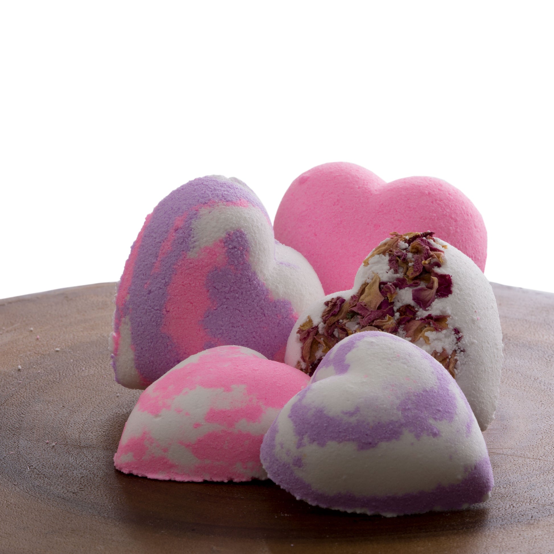 Hearts and Roses Deluxe Bath Bomb Kit