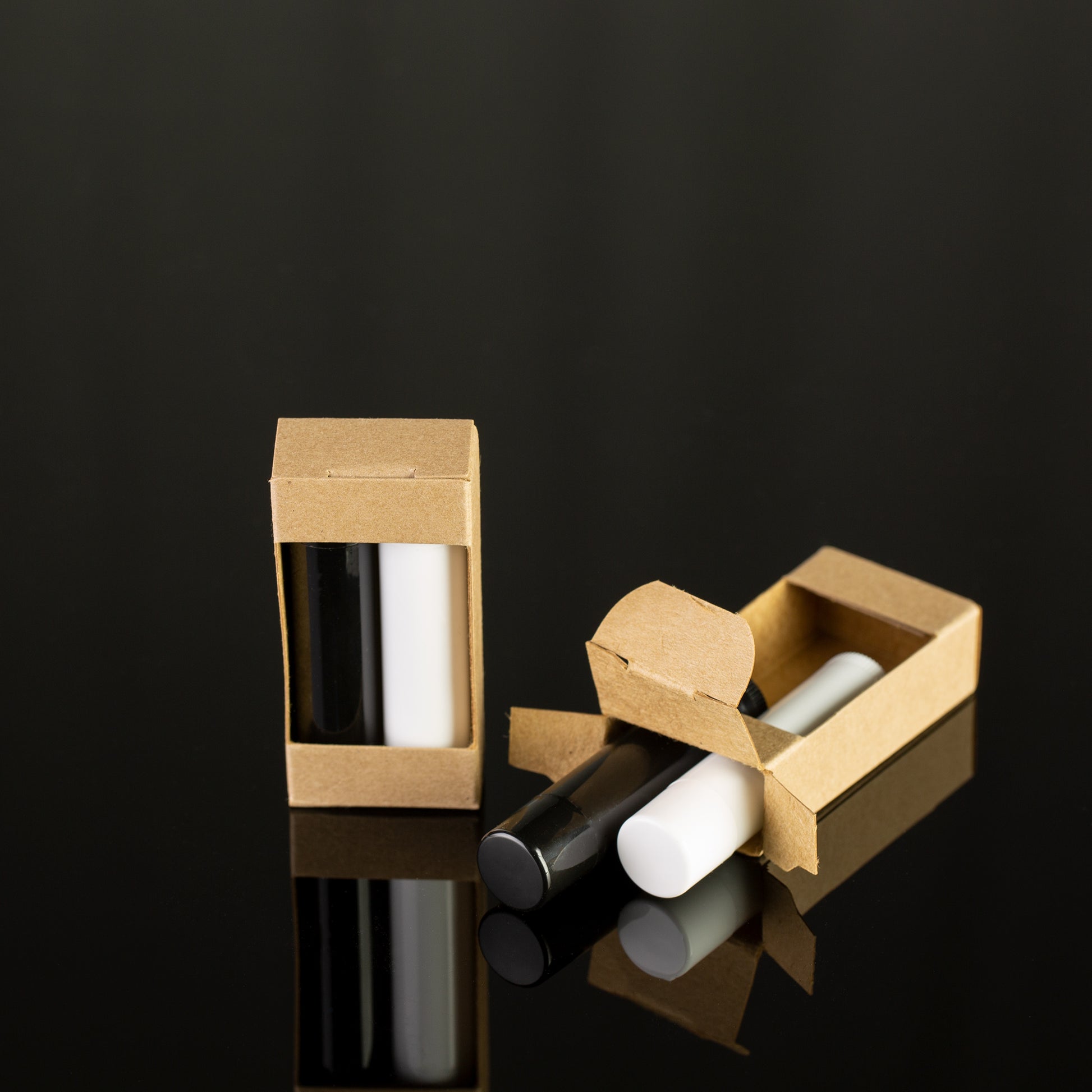 Kraft Lip Balm Tube Box Holds 2 Tubes Voyageur Soap & Candle