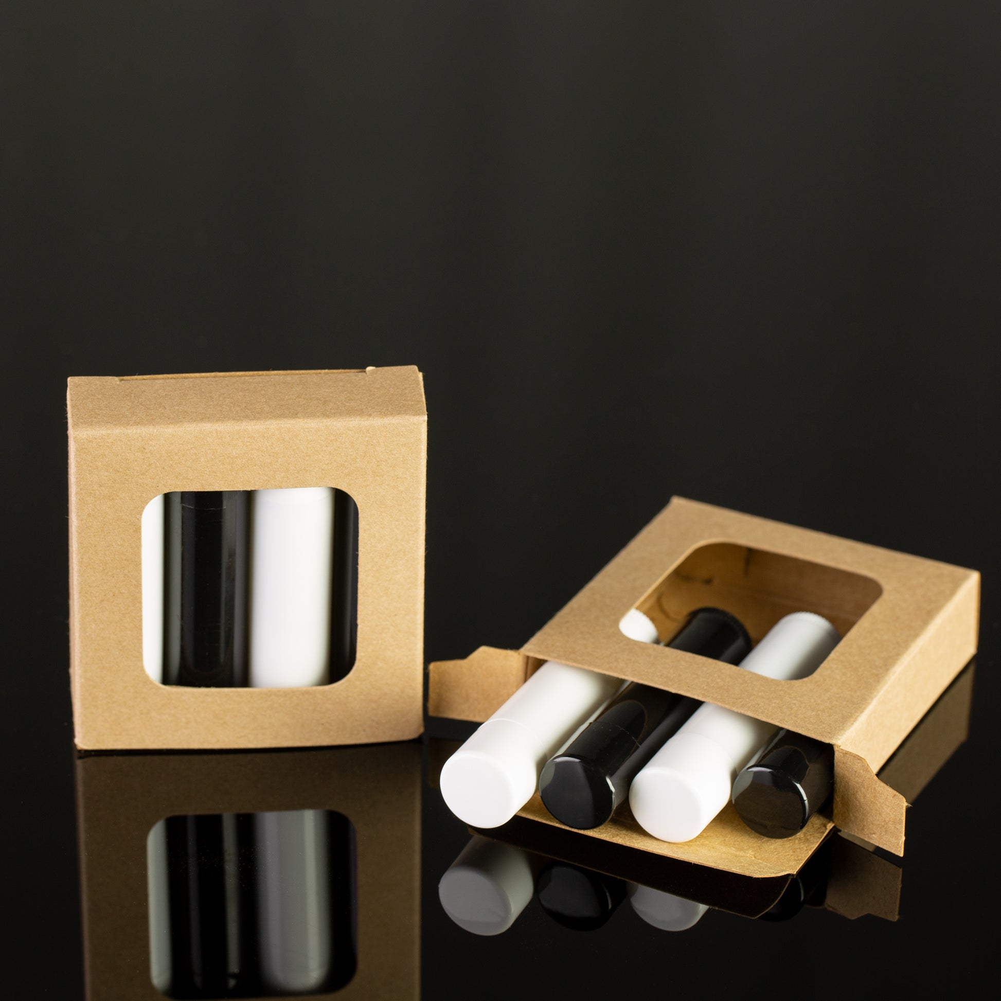 Kraft Lip Balm Tube Box - Holds 4 Tubes