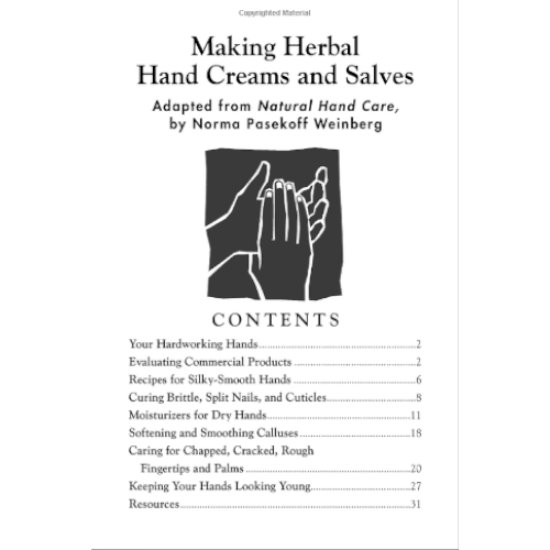Making Herbal Hand Creams & Salves - Bulletin Book