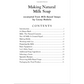 Making Natural Milk Soaps - Bulletin Book