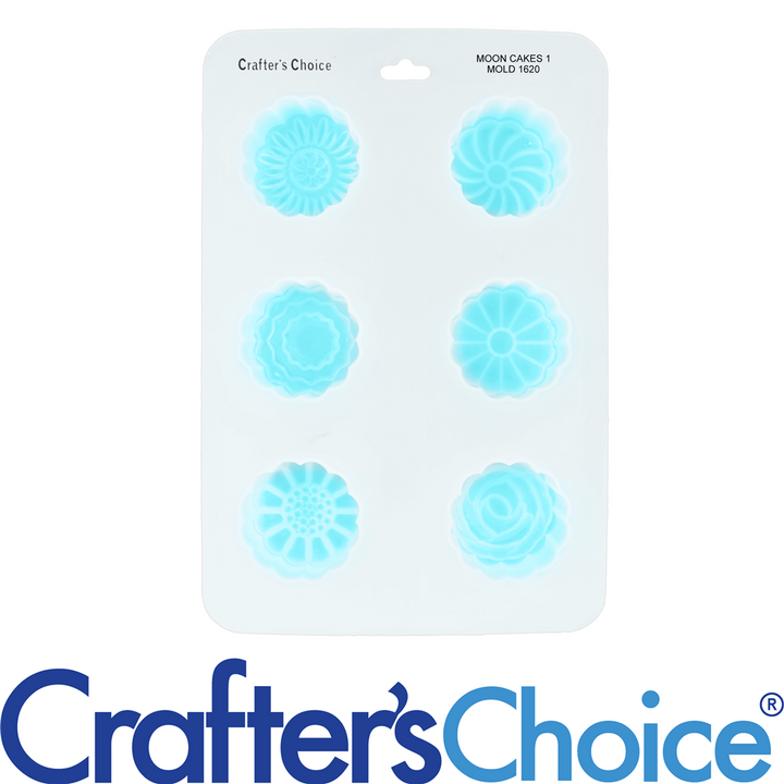 Moon Cakes 1 Silicone Soap Mold