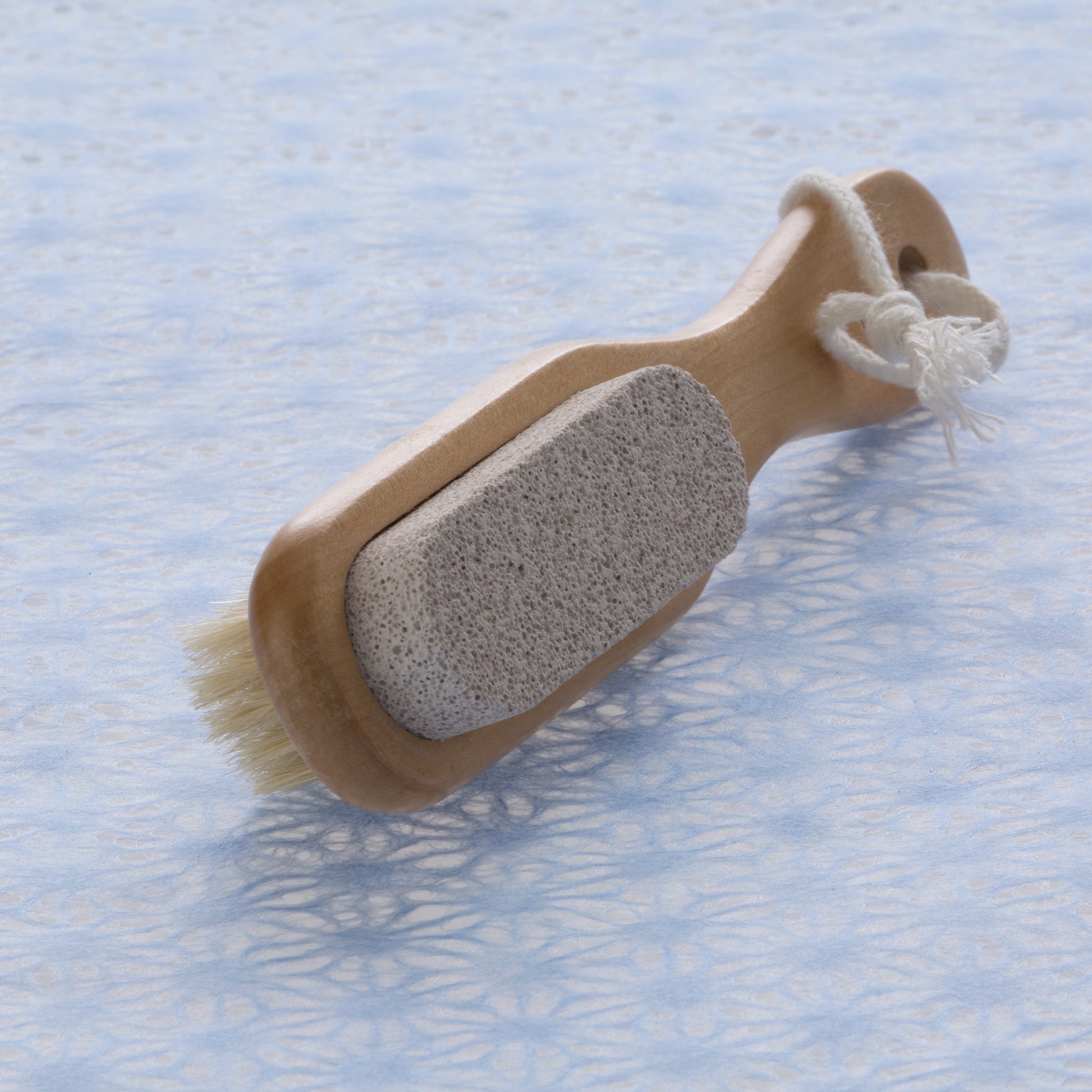 Wooden Nail Brush with Pumice Stone