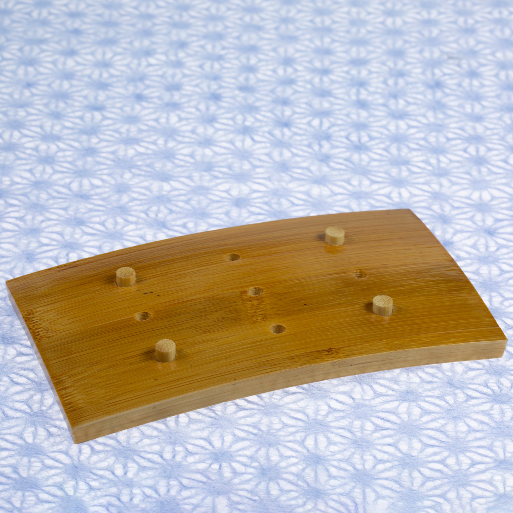 Curved Bamboo Soap Dish