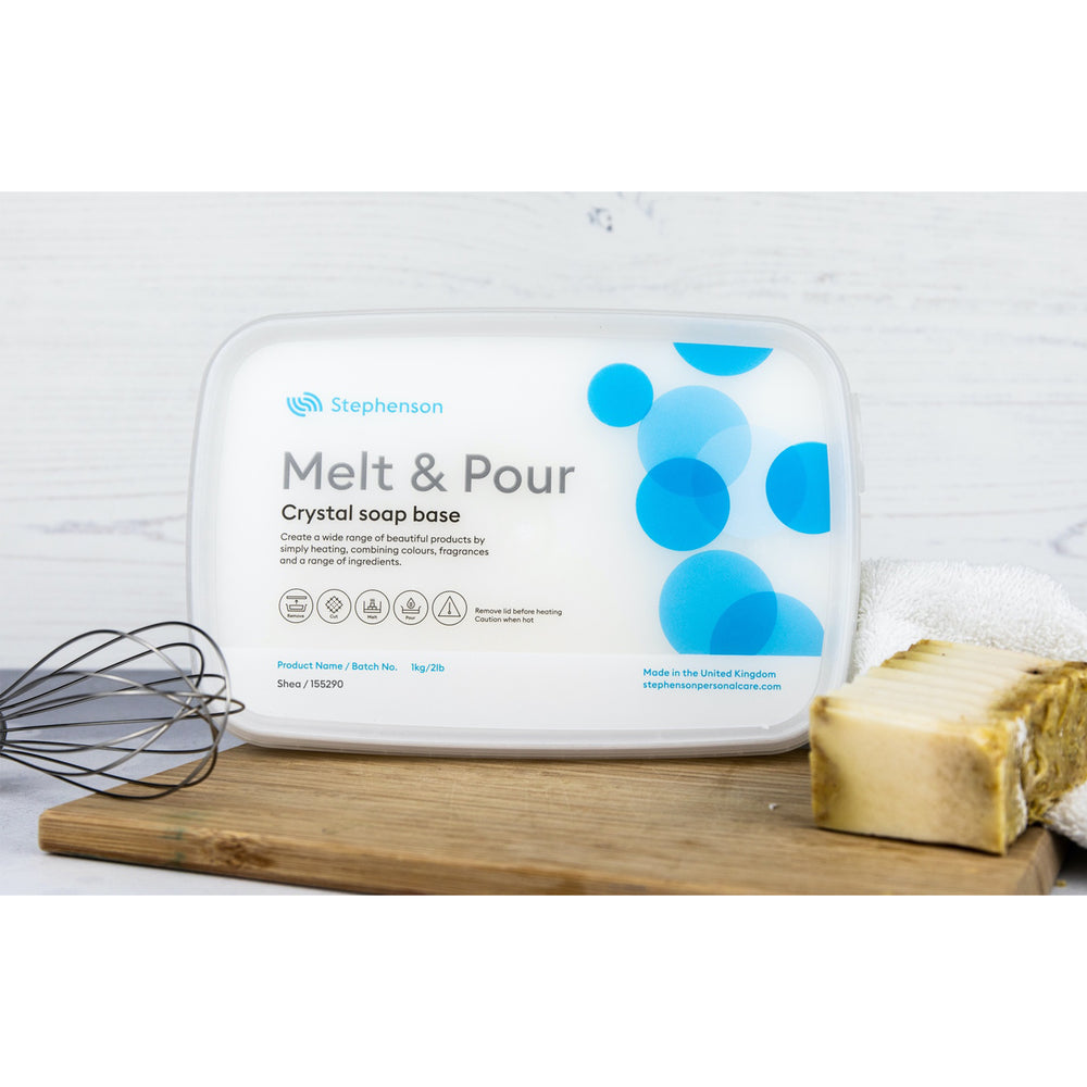 Stephenson Crystal Shea Butter Melt & Pour Soap Base