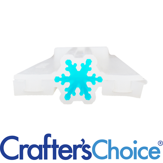 Snowflake Mini Column Silicone Soap Mold