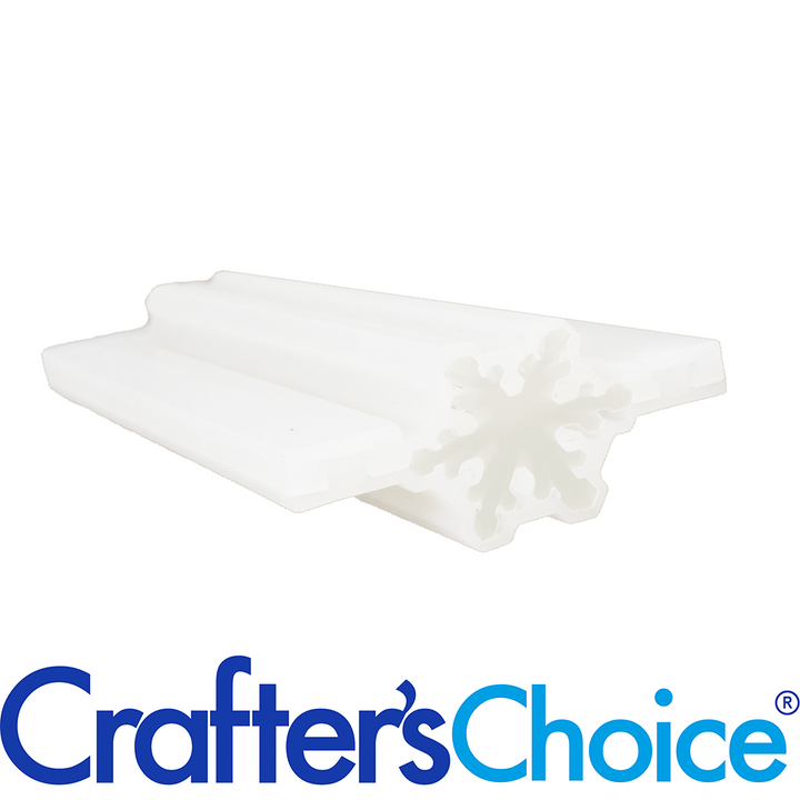 Snowflake Mini Column Silicone Soap Mold