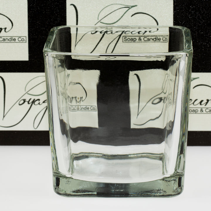 Square Candle Glass 4" x 4"