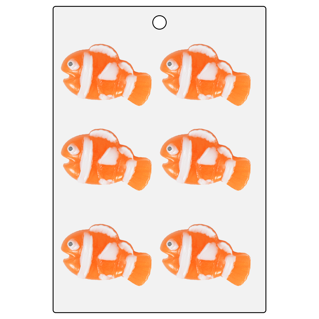 Life of the Party Striped Clown Fish Mini Mold